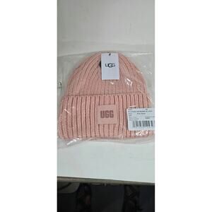 Ugg Chunky Rib Beanin, pink cloud, one size NWT